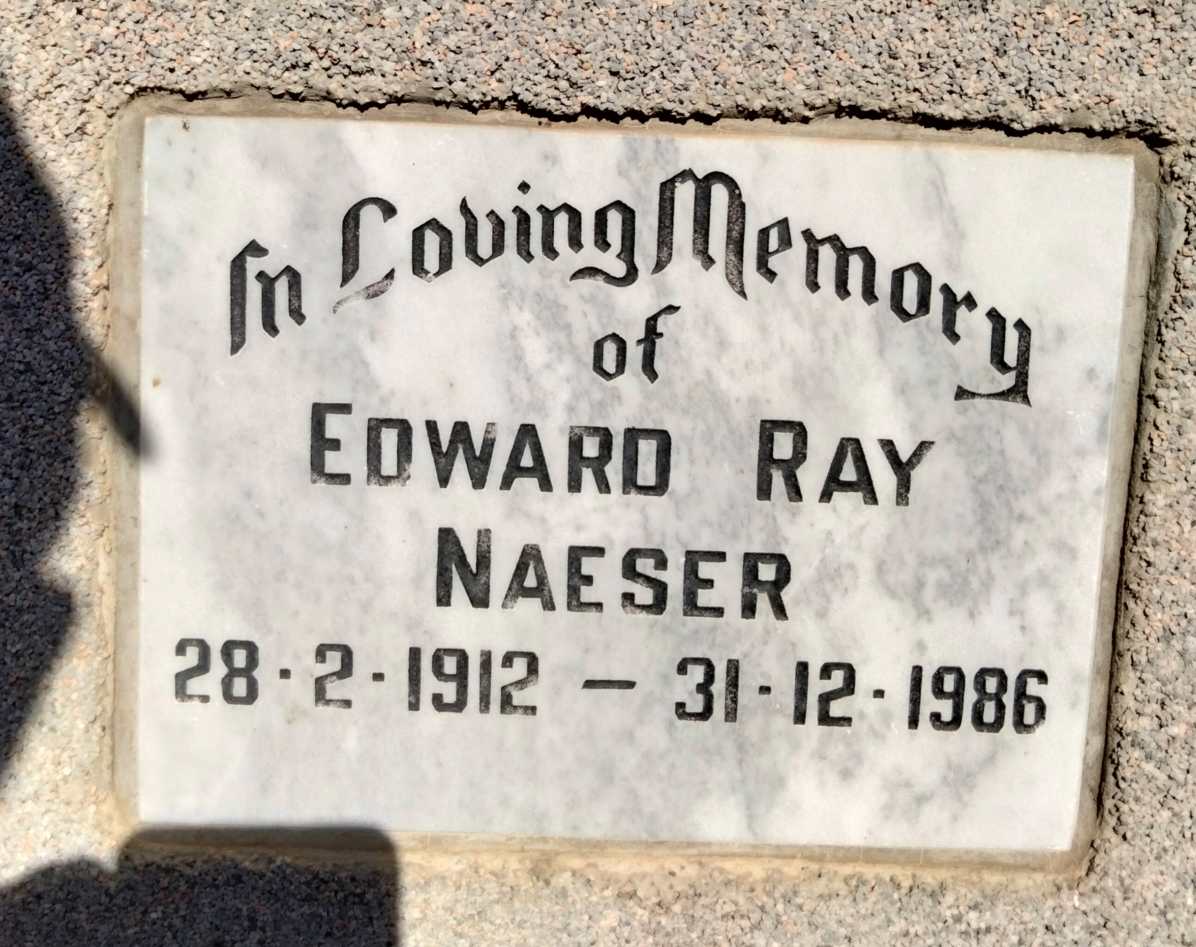 NAESER Edward Ray 1912-1986