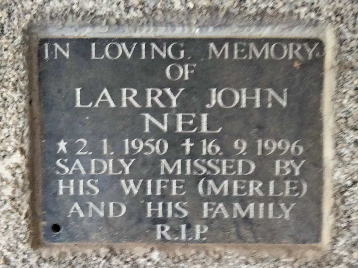 NEL Larry John 1950-1996