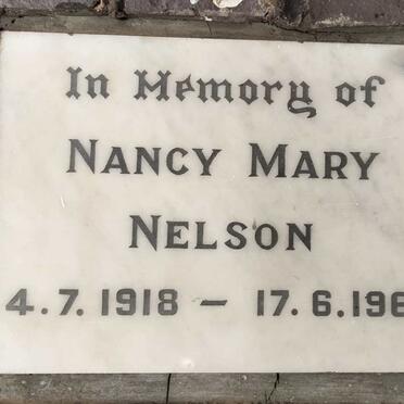 NELSON Nancy Mary 1918-1967