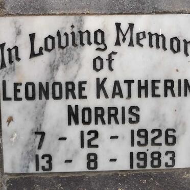 NORRIS Leonore Katherine 1926-1983