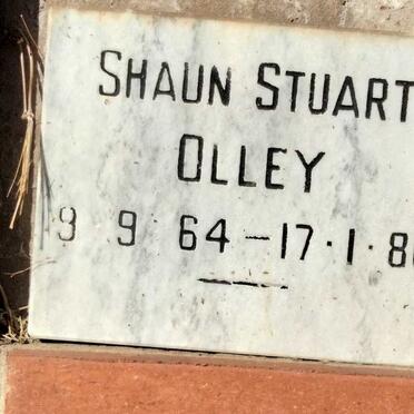 OLLEY Shaun Stuart 1964-1986