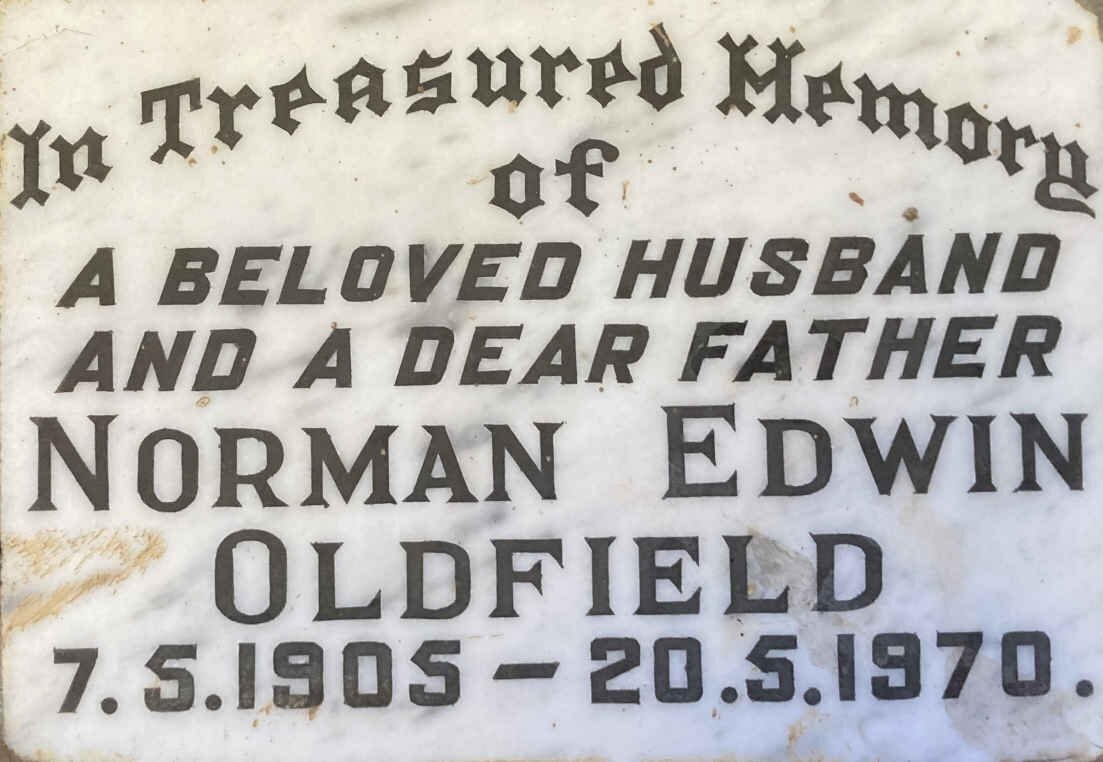 OLDFIELD Norman Edwin 1905-1970