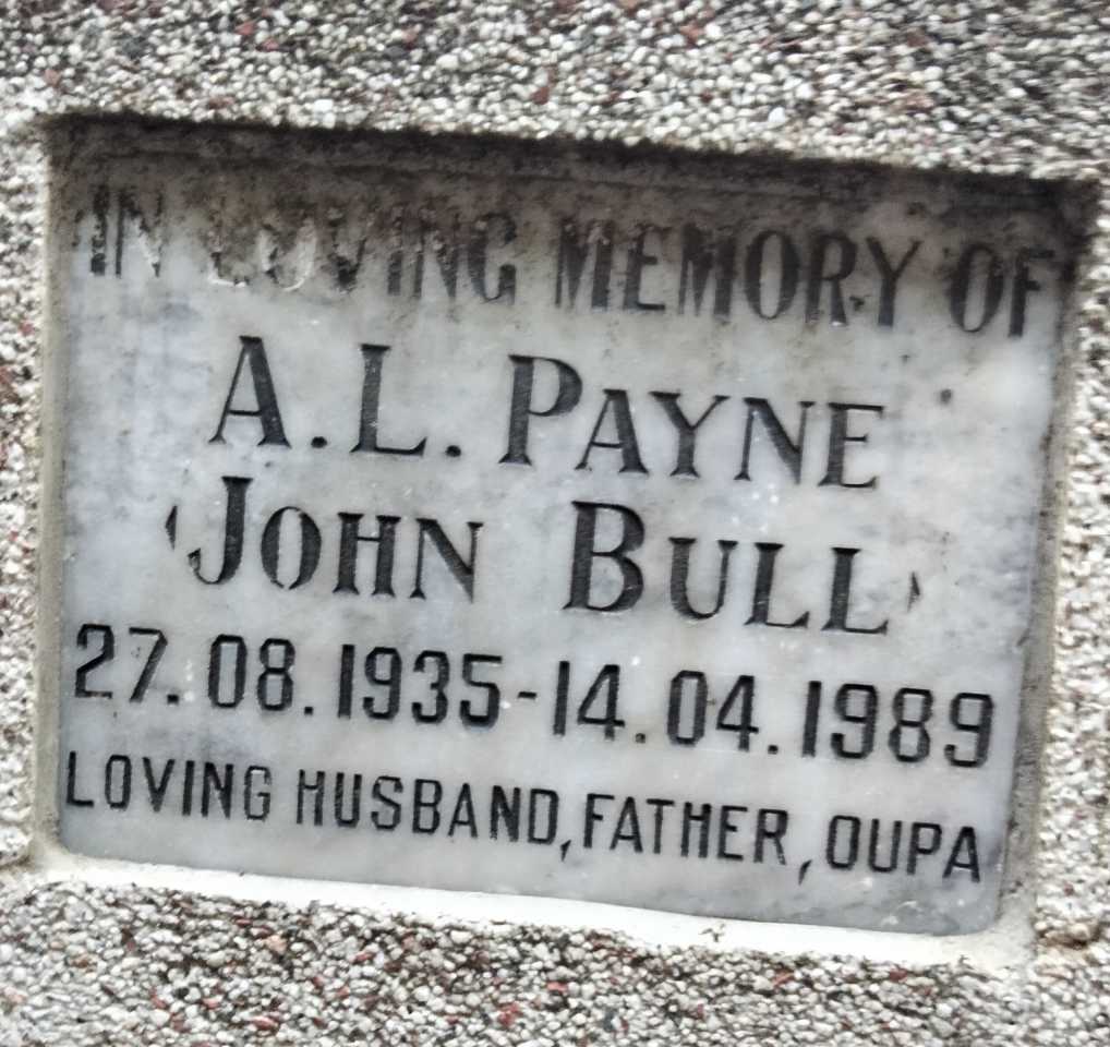 PAYNE A.L. 1935-1989