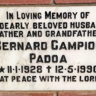 PADOA Bernard Campion 1928-1990