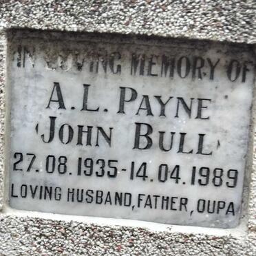 PAYNE A.L. 1935-1989
