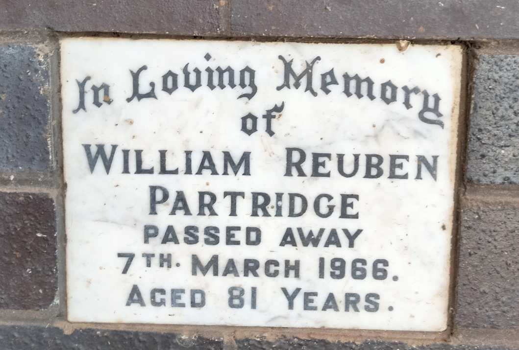 PARTRIDGE William Reuben -1966