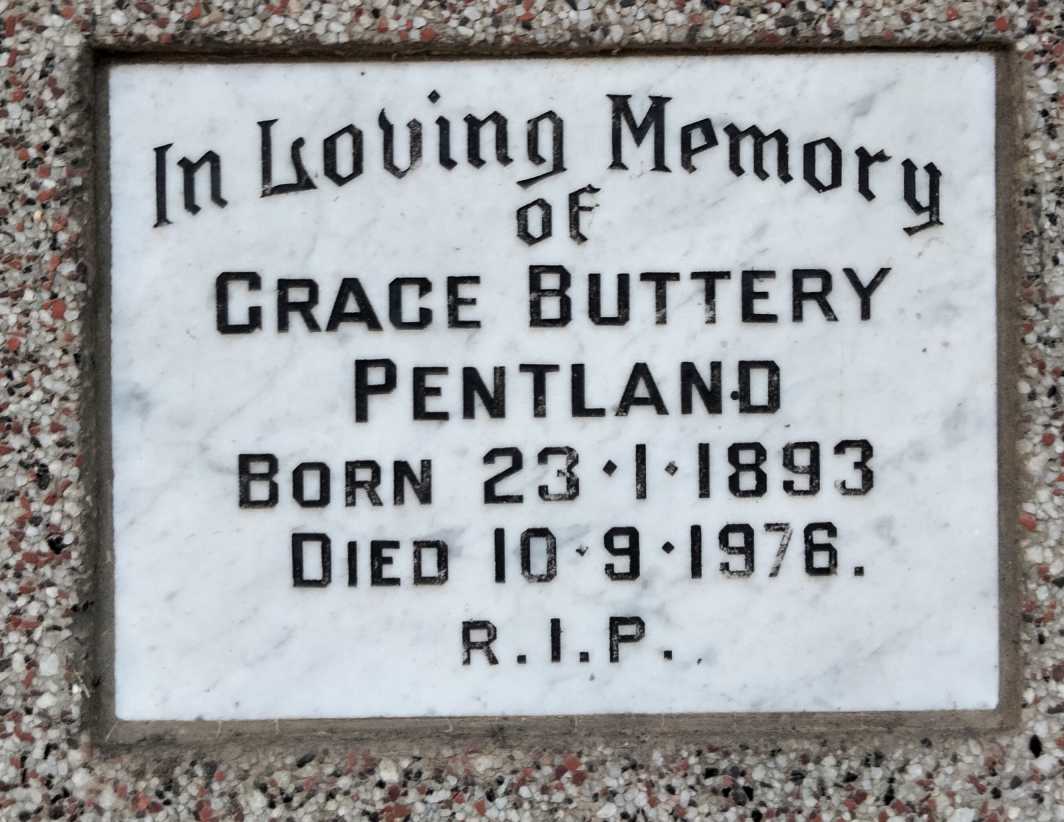 PENTLAND Grace Buttery 1893-1976