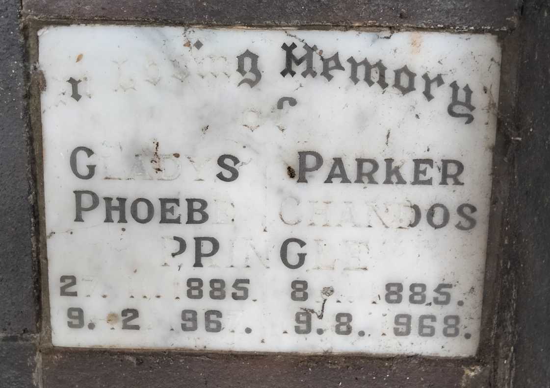 PRINGLE Parker Chandos 1885-1968 & Gladys Phoebe 1885-1967