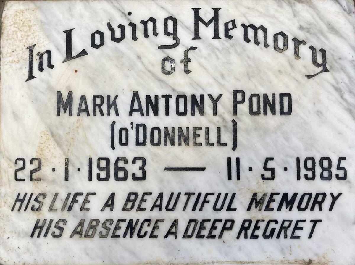 POND Mark Antony 1963-1985