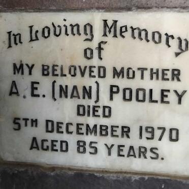 POOLEY A.E. -1970