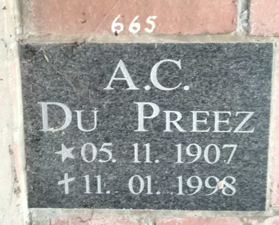 PREEZ A.C., du  1907-1998