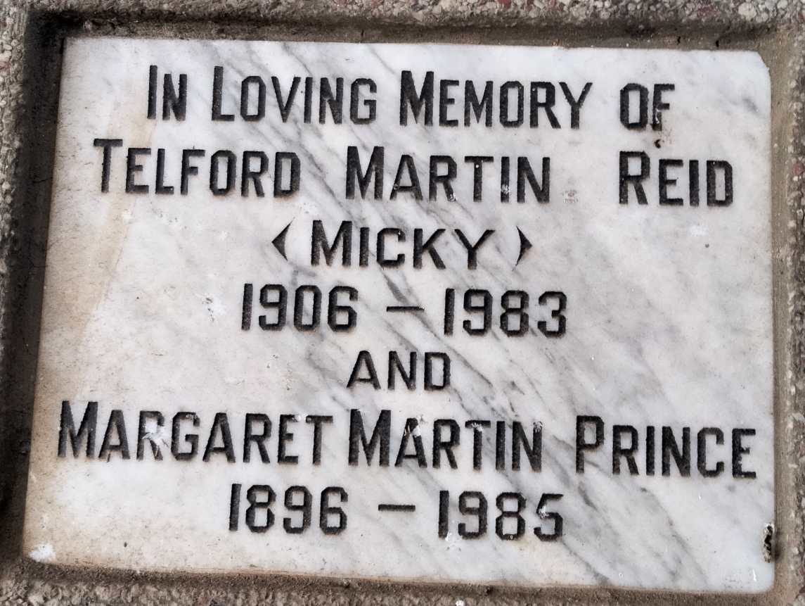 REID Telford Martin 1906-1983 :: PRINCE Margaret Martin 1896-1985
