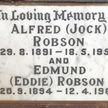 ROBSON Alfred 1891-1958 :: ROBSON Edmund 1894-1966