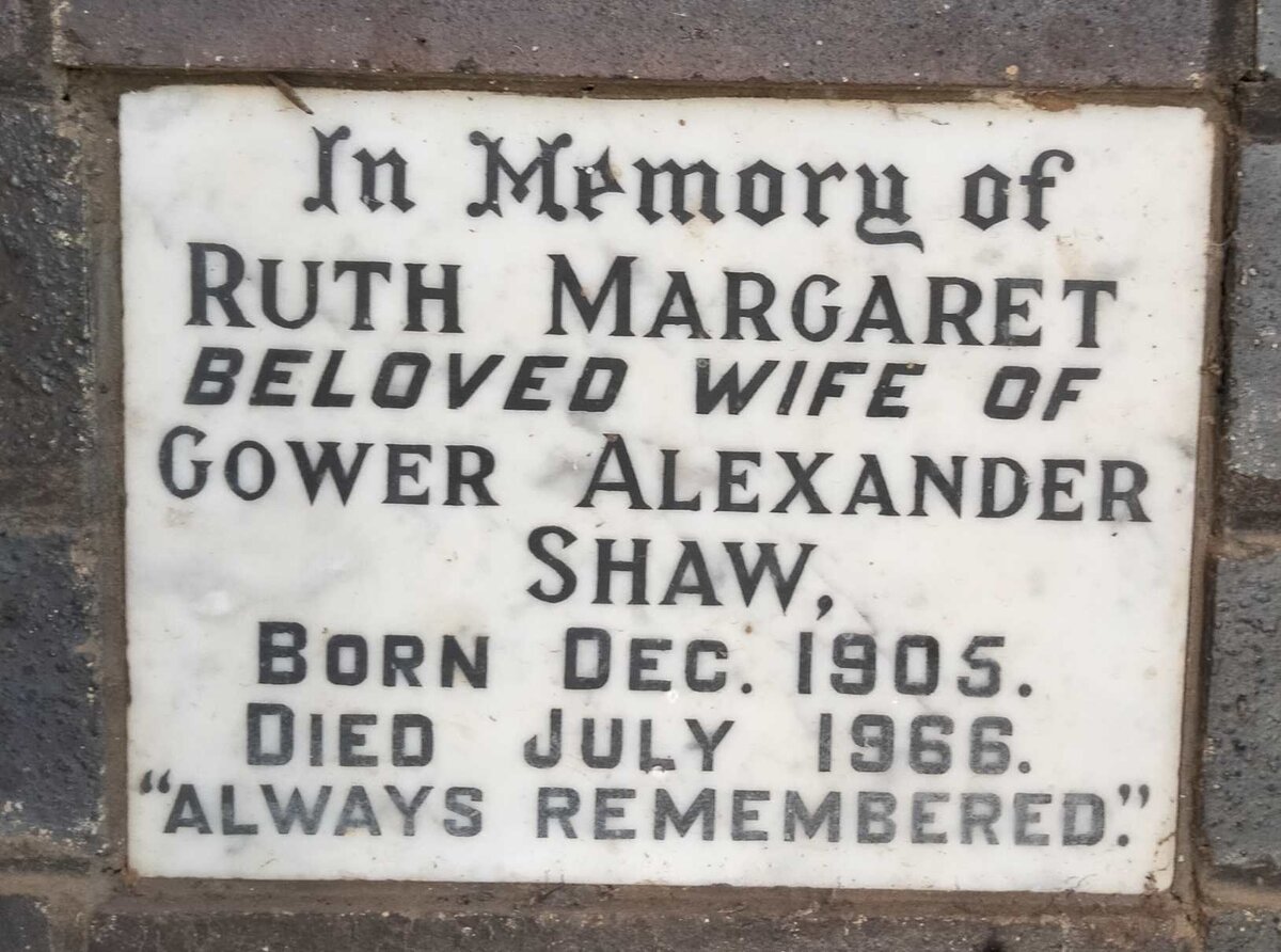 SHAW Gower Alexander 1905-1966