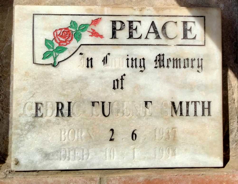 SMITH Cedric Eugene 1937-1994