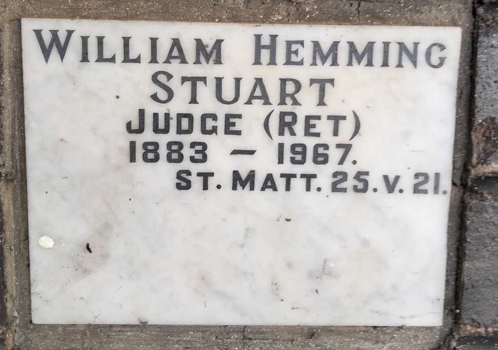STUART William Hemming 1883-1967
