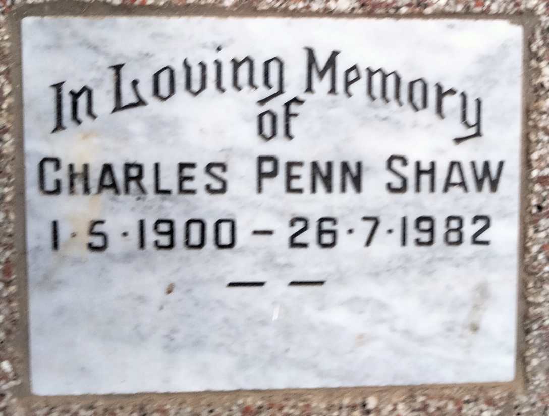 SHAW Charles Penn 1900-1982