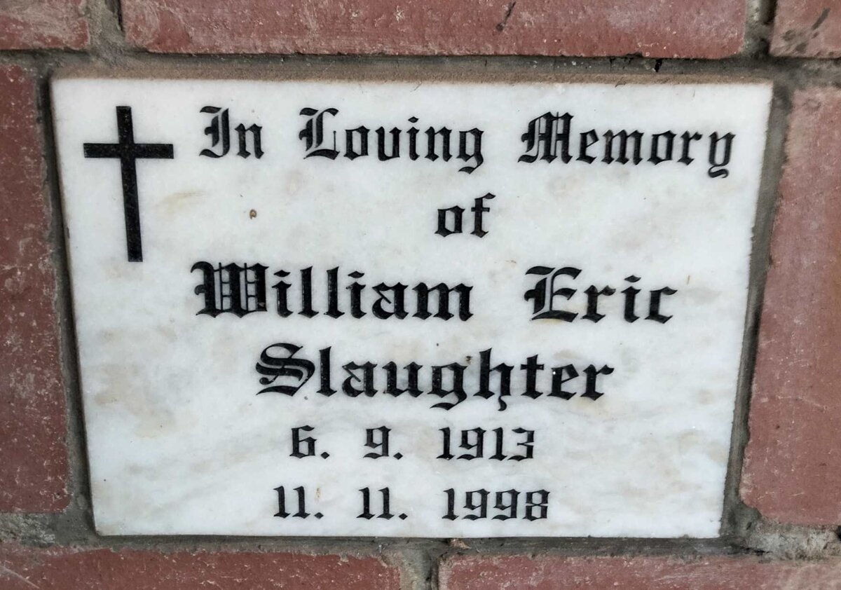 SLAUGHTER William Eric 1913-1998