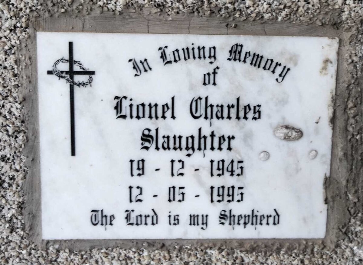 SLAUGHTER Lionel Charles 1945-1995