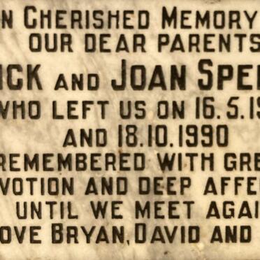 SPENCE Nick -1969 & Joan -1990