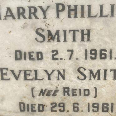 SMITH Harry Phillips -1961 & Evelyn REID -1961