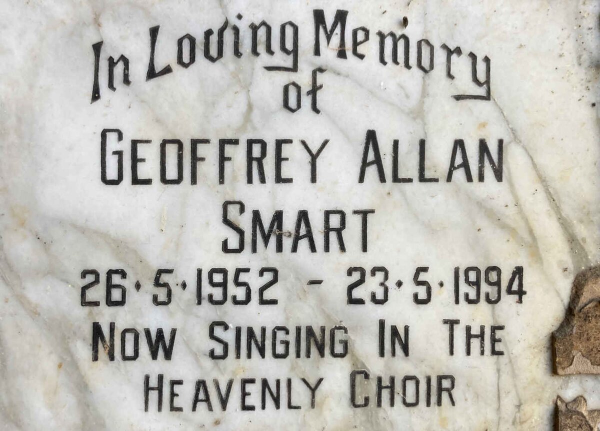 SMART Geoffrey Allan 1952-1994