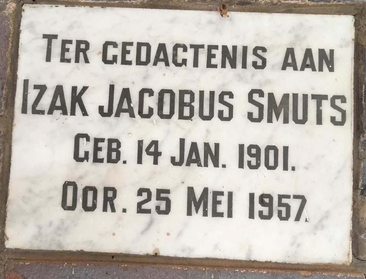 SMUTS Izak Jacobus 1901-1957