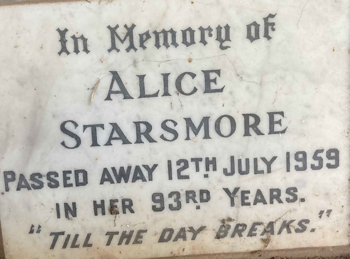 STARSMORE Alice -1959