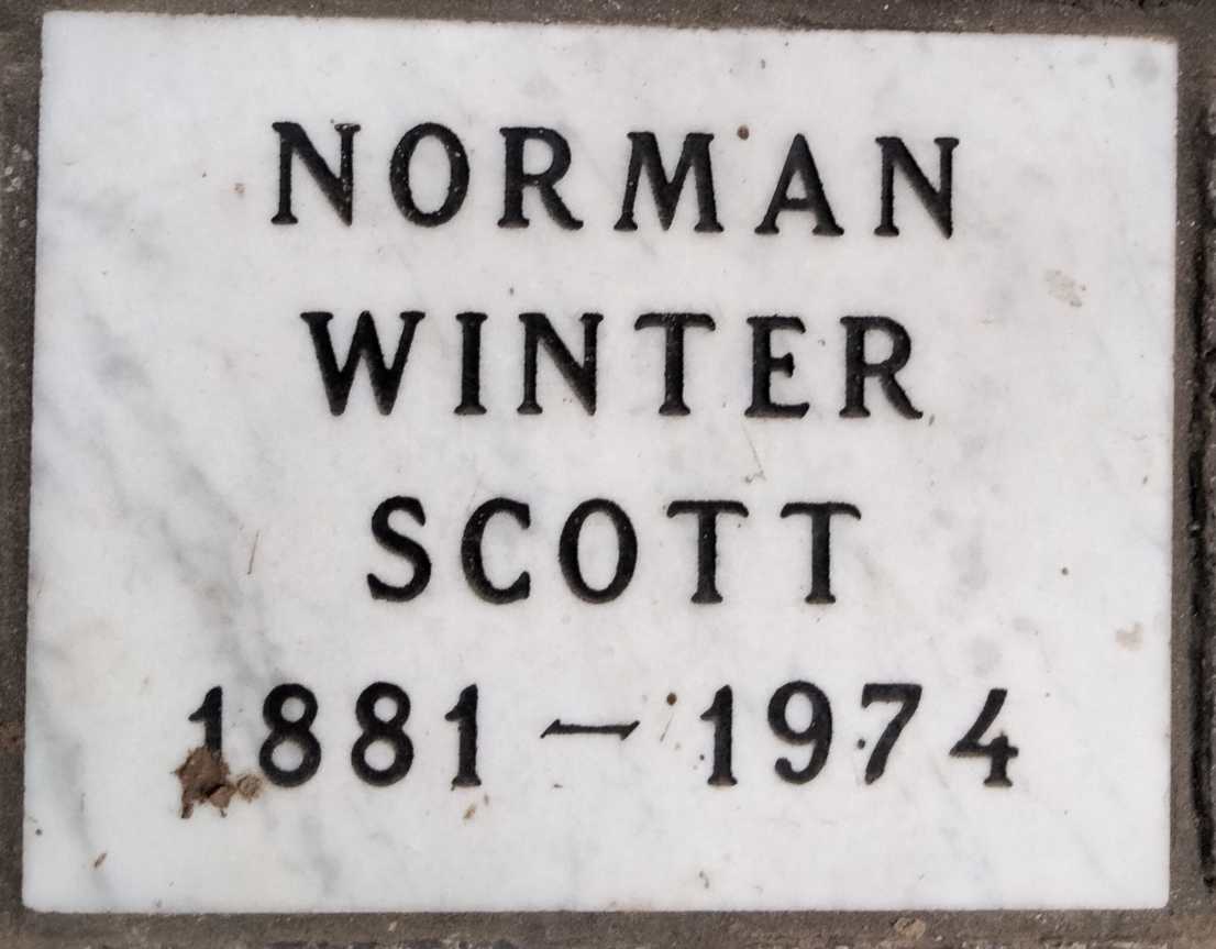 SCOTT Norman Winter 1881-1974