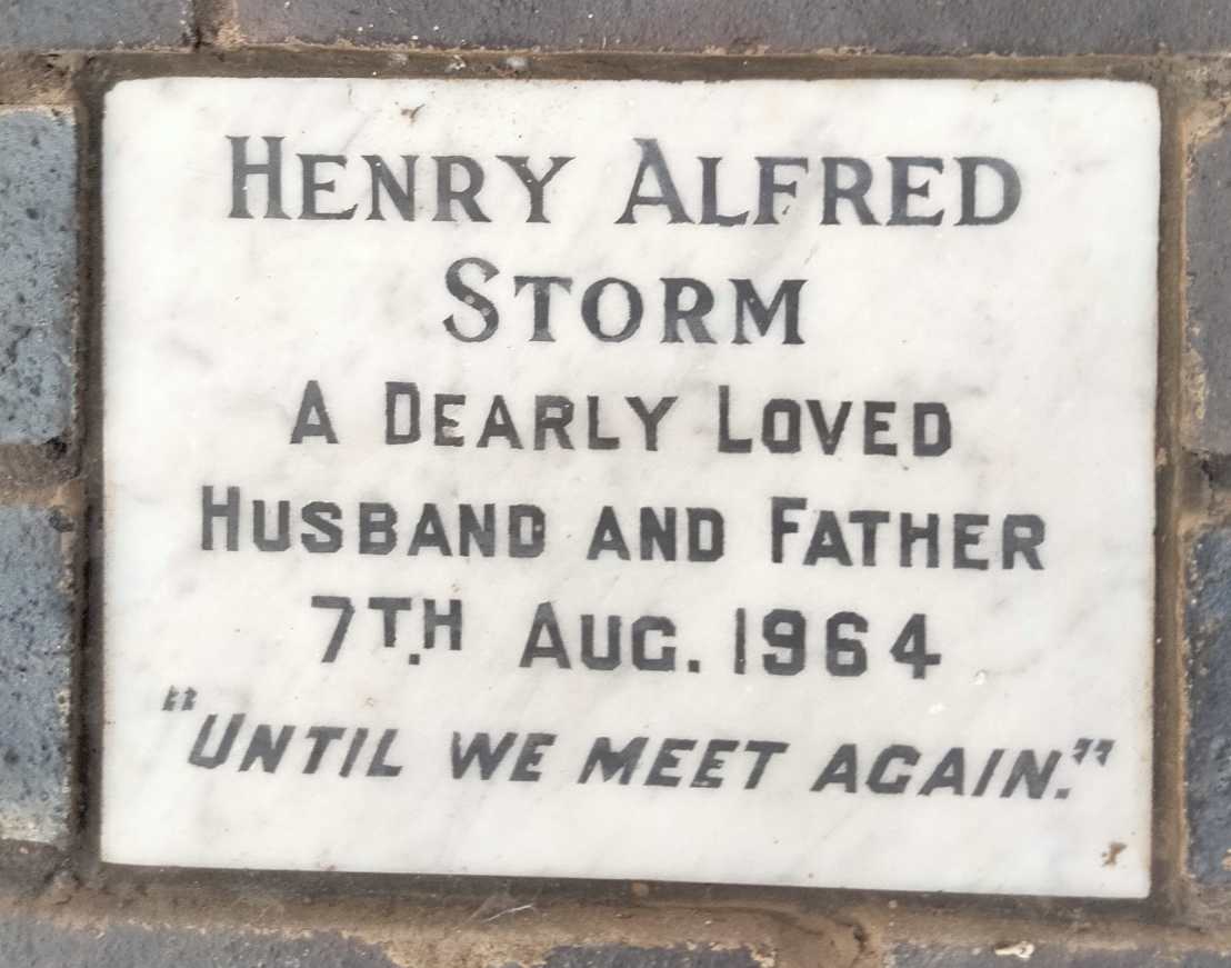 STORM Henry Alfred -1964