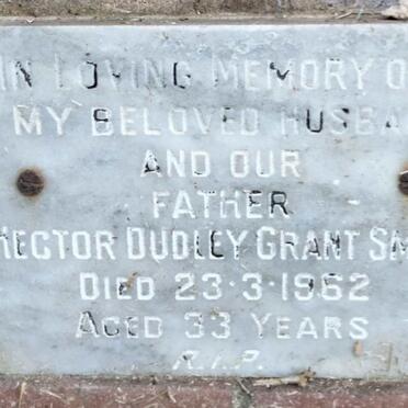 SMITH Hector Dudley Grant -1962