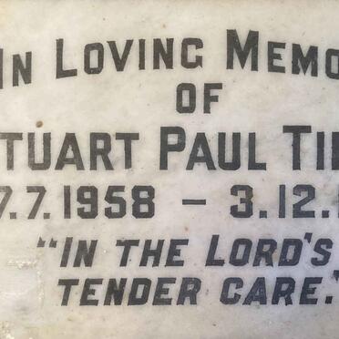 TIMM Stuart Paul 1958-1969