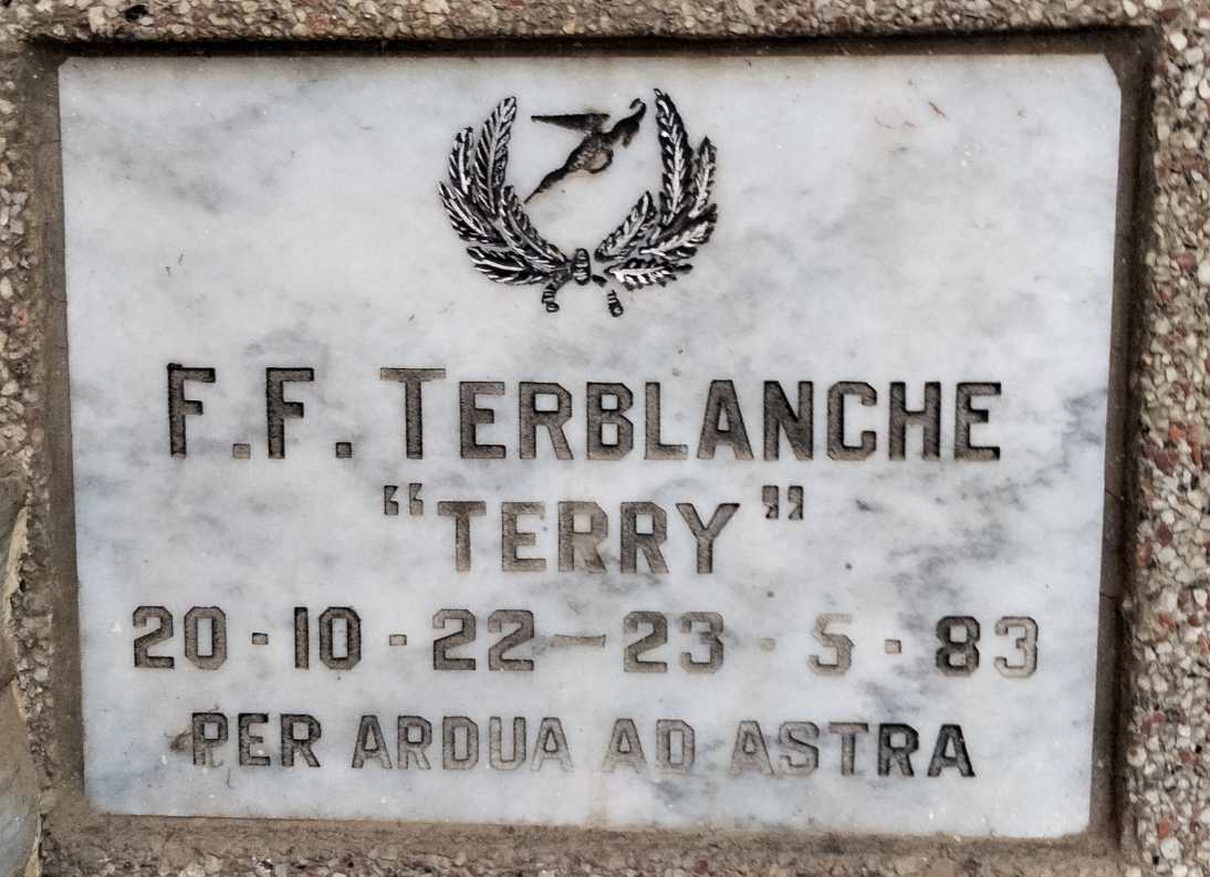 TERBLANCHE F.F. 1923-1983