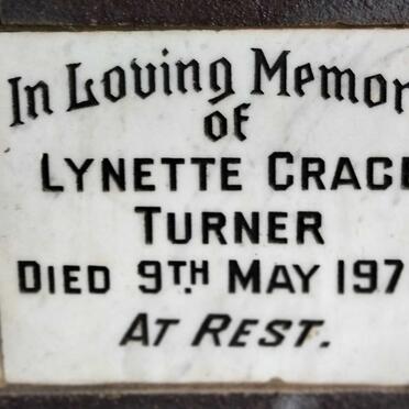 TURNER Lynette Grace -1979