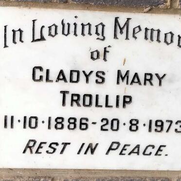 TROLLIP Gladys Mary 1886-1973