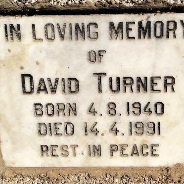 TURNER David 1940-1991