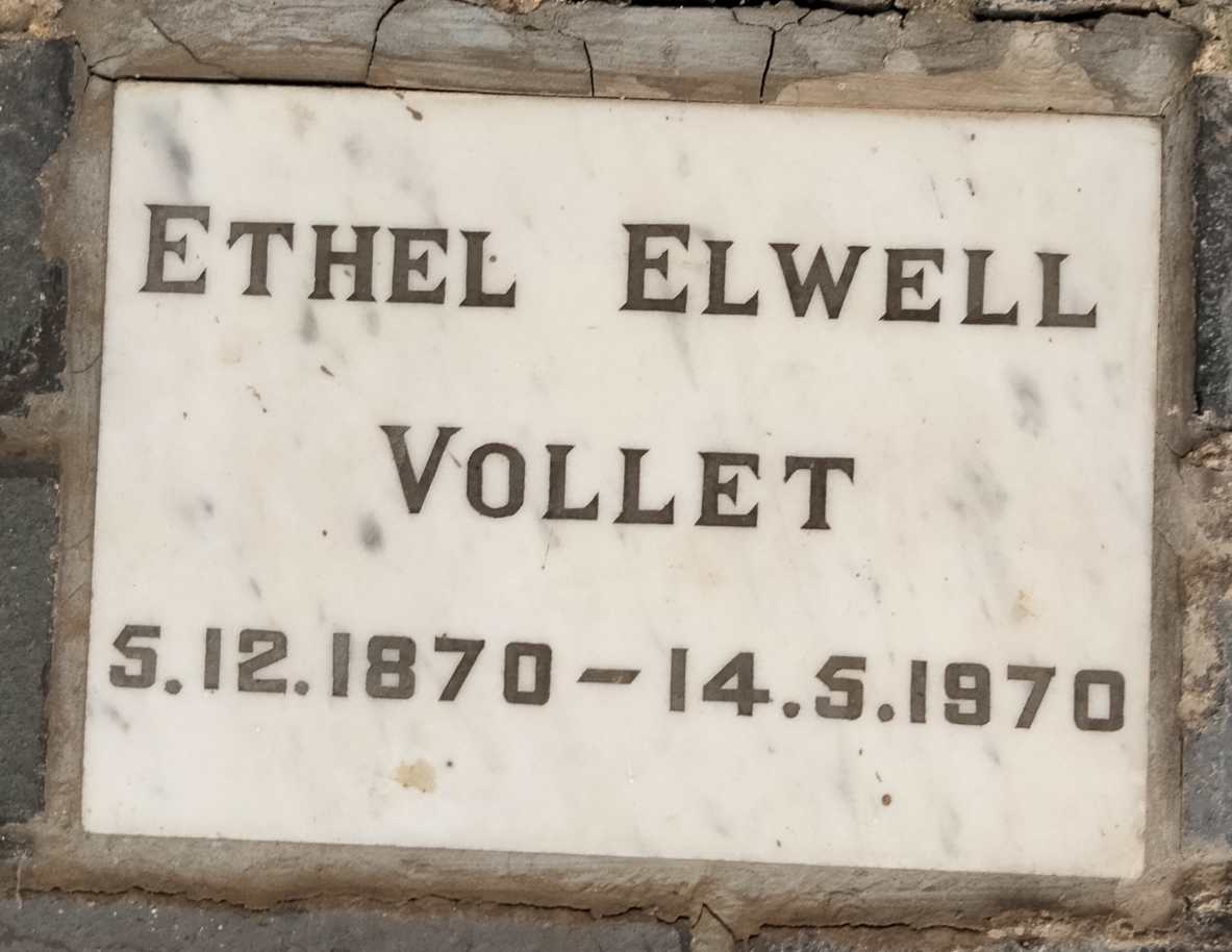 VOLLET Ethel Elwell 1870-1970