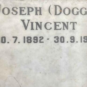 VINCENT Joseph 1892-1961
