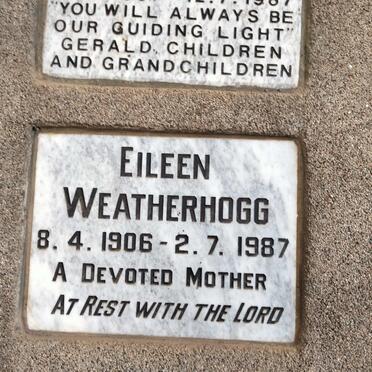 WEATHERHOGG Eileen 1906-1987