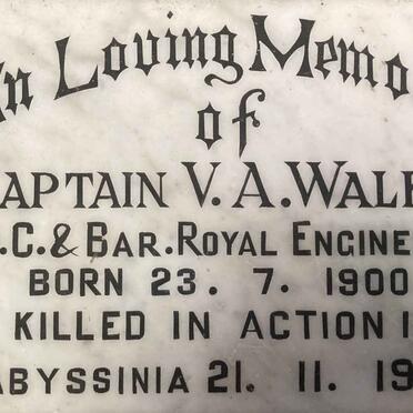 WALKER V.A. 1900-1941