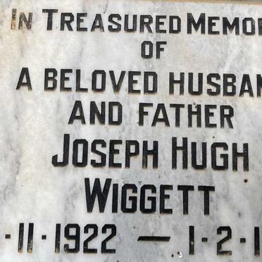 WIGGETT Joseph Hugh 1922-1985