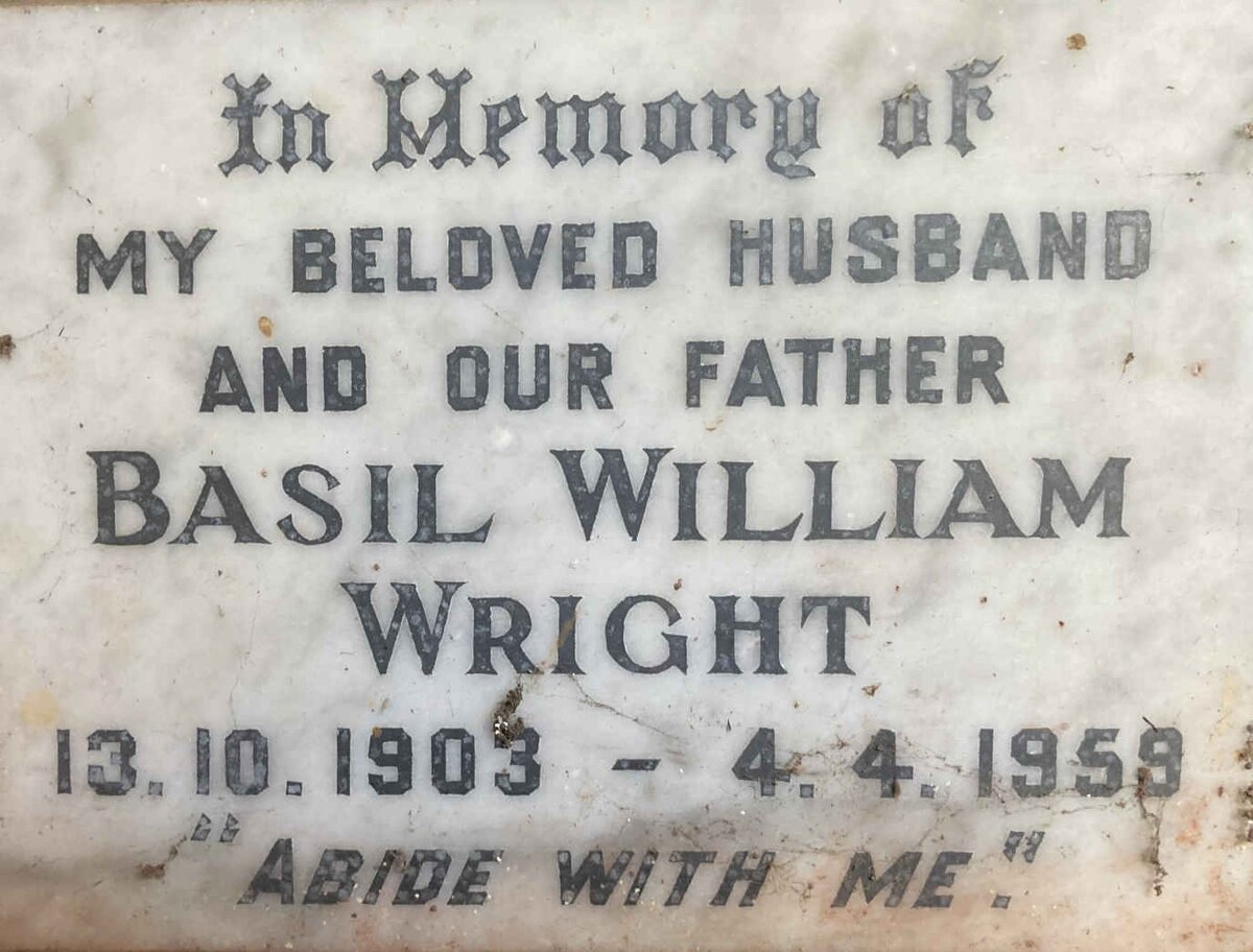 WRIGHT Basil William 1903-1959