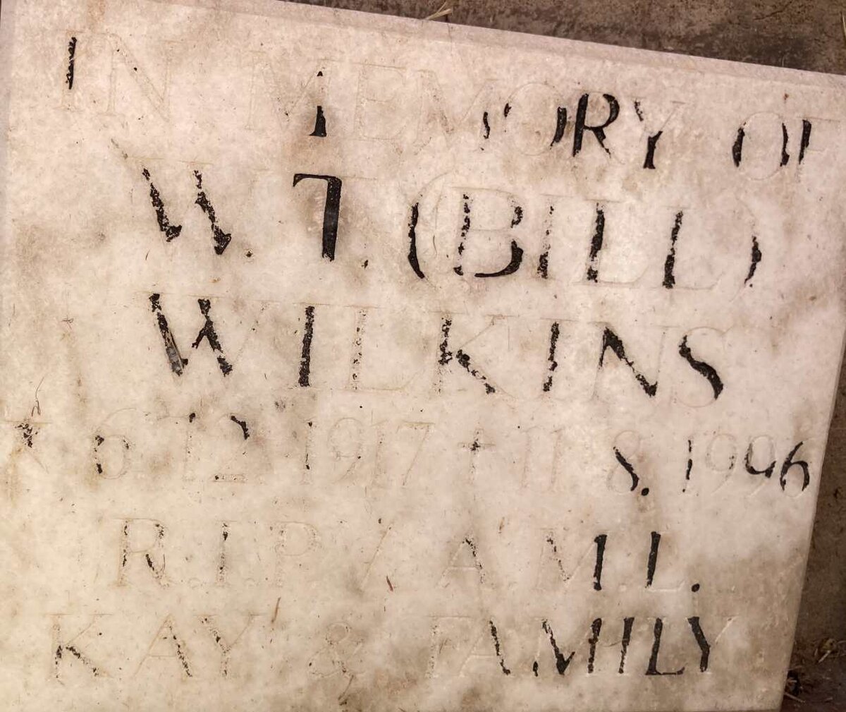 WILKINS W.T. 1917-1996