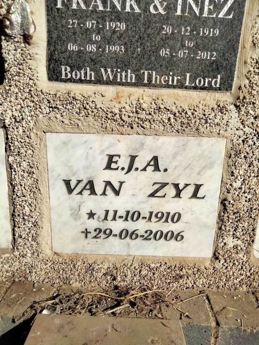 ZYL E.J.A., van 1910-2006
