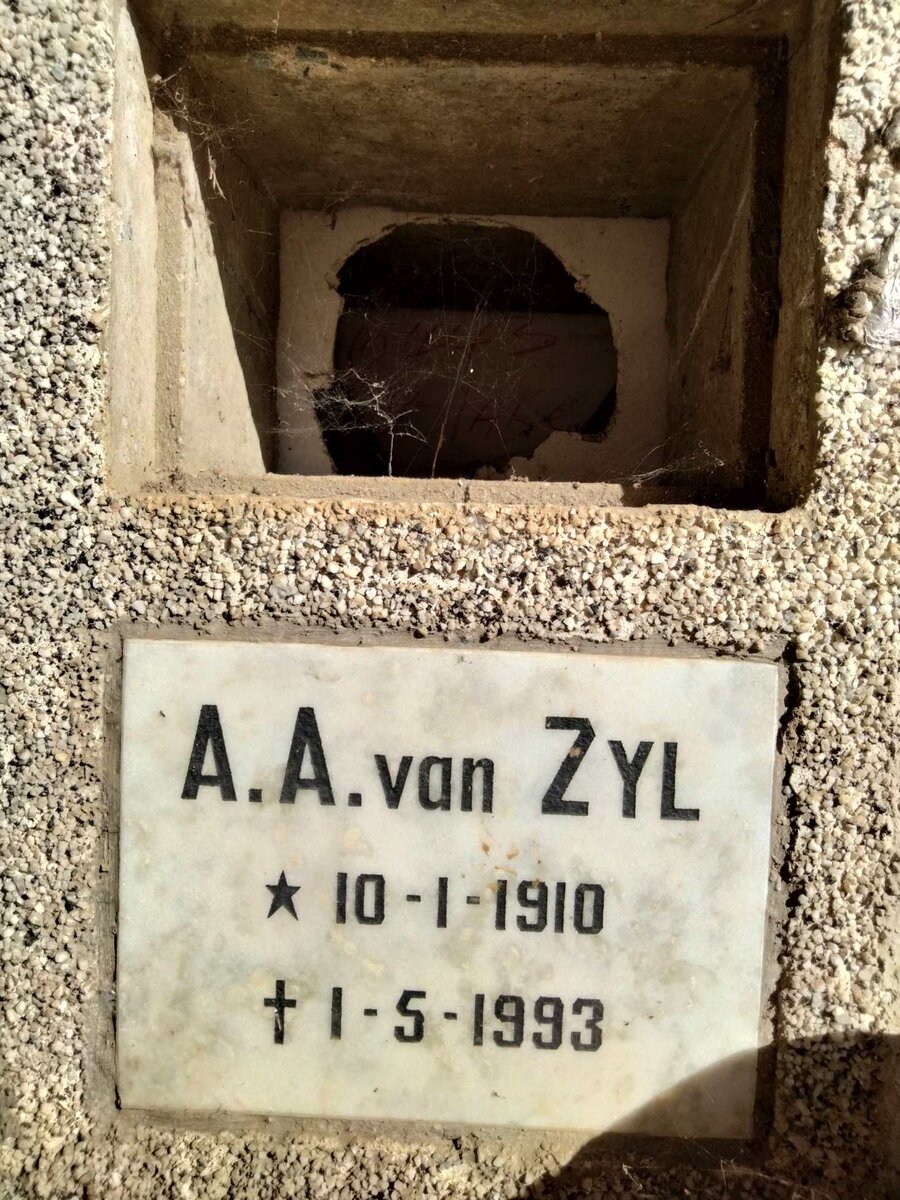 ZYL A.A., van 1910-1993