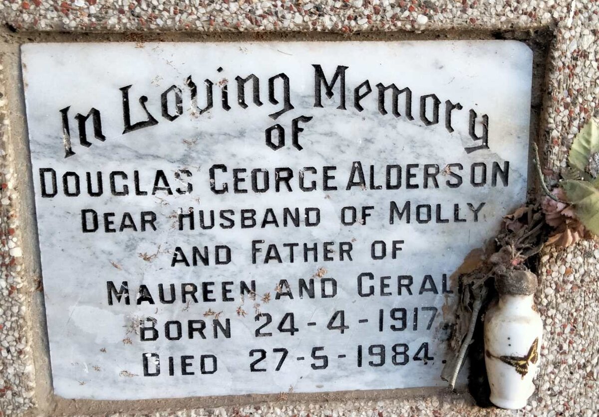 ALDERSON Douglas George 1917-1984