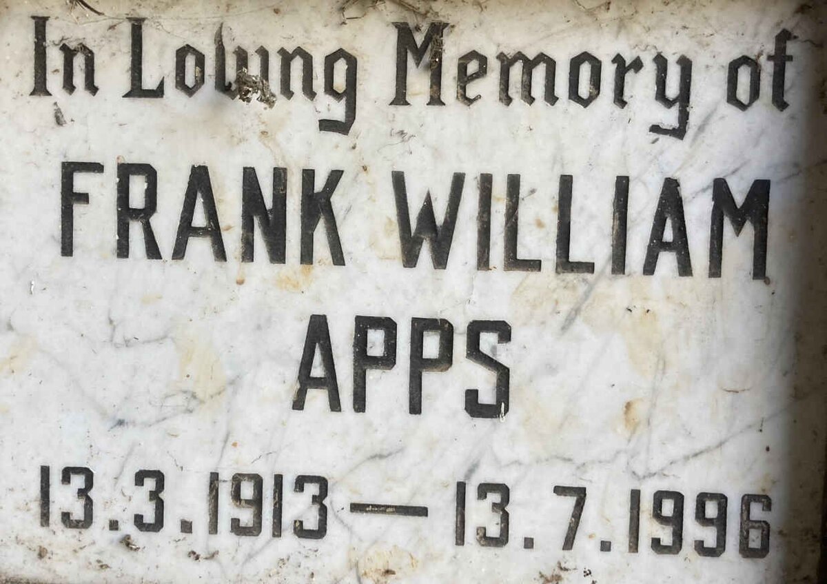 APPS Frank Williams 1913-1996