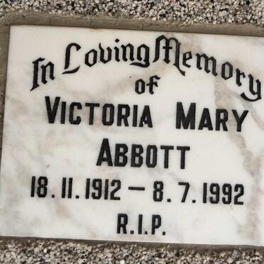 ABBOTT Victoria Mary 1912-1992