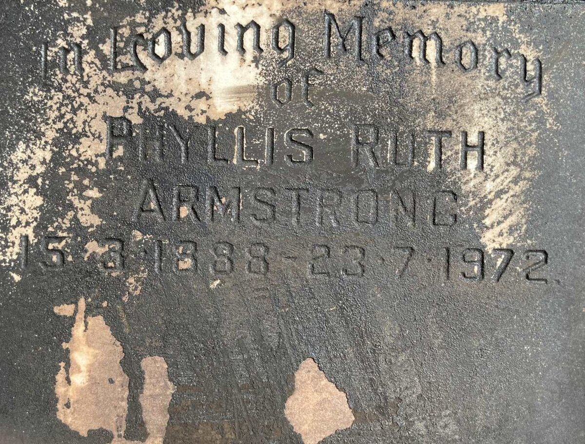ARMSTRONG Phyllis Ruth 1888-1972