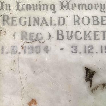 BUCKETT Reginald Robert 1904-1962